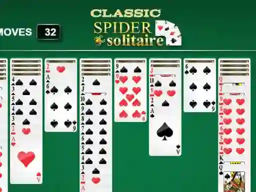 Jwèt Classic Spider Solitaire sou entènèt