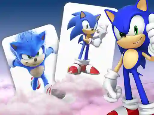 Jwèt Sonic Memory card Match sou entènèt