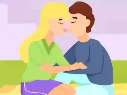 Jwèt Romantic Secret Kiss sou entènèt