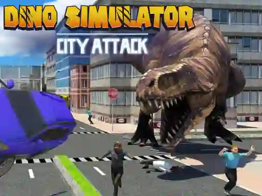 Jwèt Dino Simulator City Attack sou entènèt