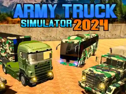 Jwèt Army Truck Simulator 2024 sou entènèt