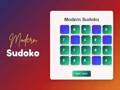 Jwèt Modern Sudoku sou entènèt
