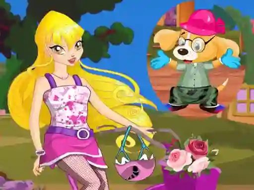 Jwèt Winx Stella and Puppy sou entènèt