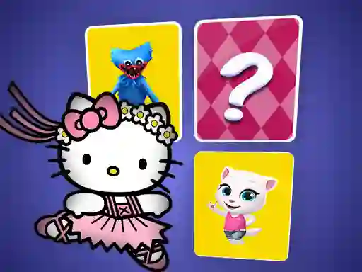 Jwèt Hello Kitty Memory Card Match sou entènèt