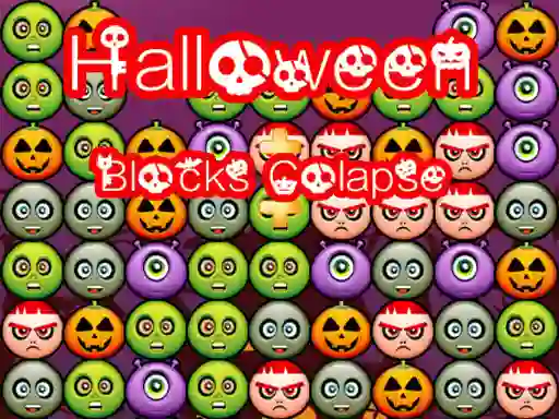 Jwèt Halloween Block Collapse sou entènèt