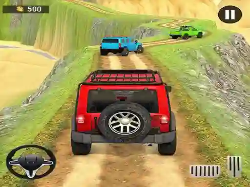 Jwèt Offroad jeep driving sou entènèt