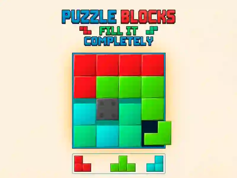 Jwèt Puzzle Blocks: Fill It Completely sou entènèt