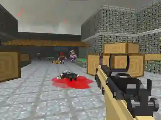 Jwèt Pixel Apocalypse Shooting Zombie Garden sou entènèt