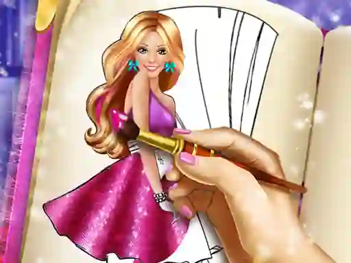 Jwèt Doll Coloring Book sou entènèt