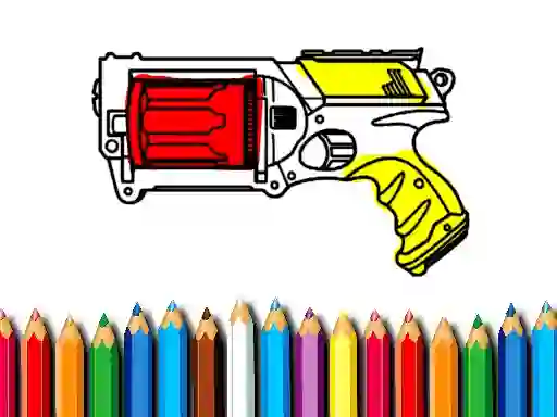 Jwèt Back To School: Nerf Coloring Book sou entènèt