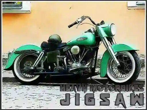 Jwèt Heavy Motorbikes Jigsaw sou entènèt