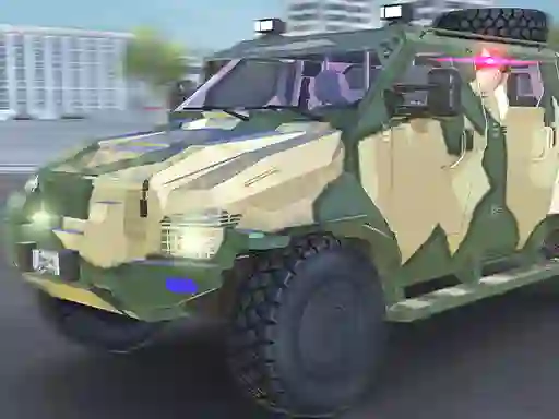 Jwèt Police Car Armored sou entènèt