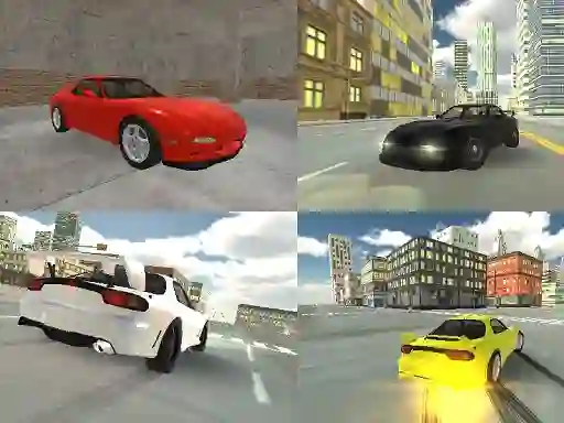 Jwèt RX7 Drift 3D sou entènèt