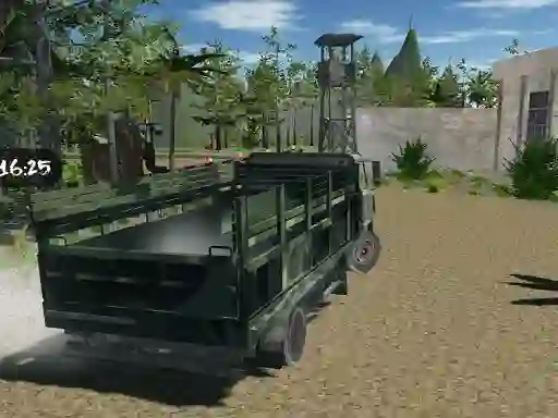 Jwèt Offroad Truck Army Driving sou entènèt