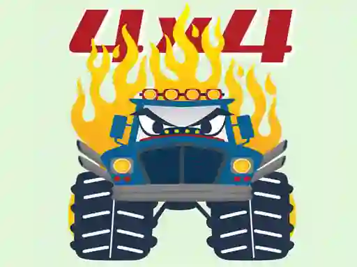 Jwèt Monster Trucks Coloring Pages sou entènèt