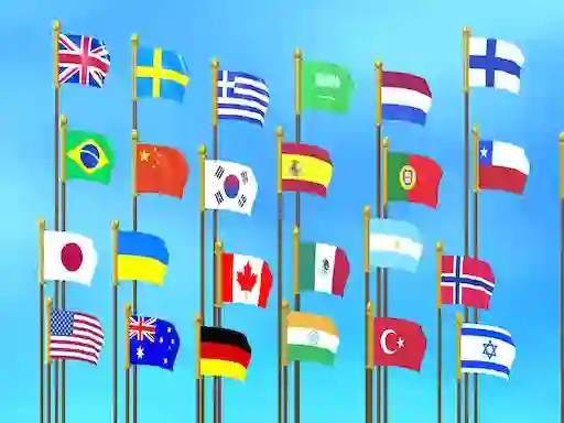 Jwèt Flag Puzzle Jam: Collect Flags sou entènèt