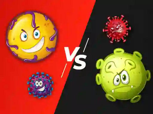 Jwèt Virus War sou entènèt