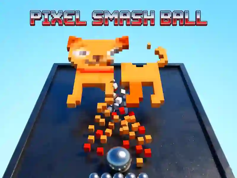 Jwèt Pixel Smash Ball sou entènèt