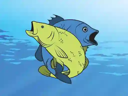 Jwèt Friendly Fish Coloring sou entènèt
