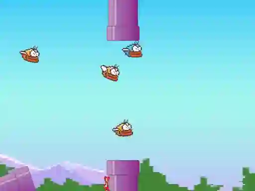 Jwèt Flappy Crush sou entènèt