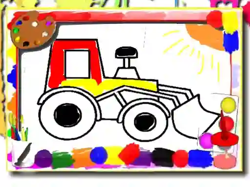 Jwèt Back to School: Kids Car Coloring sou entènèt