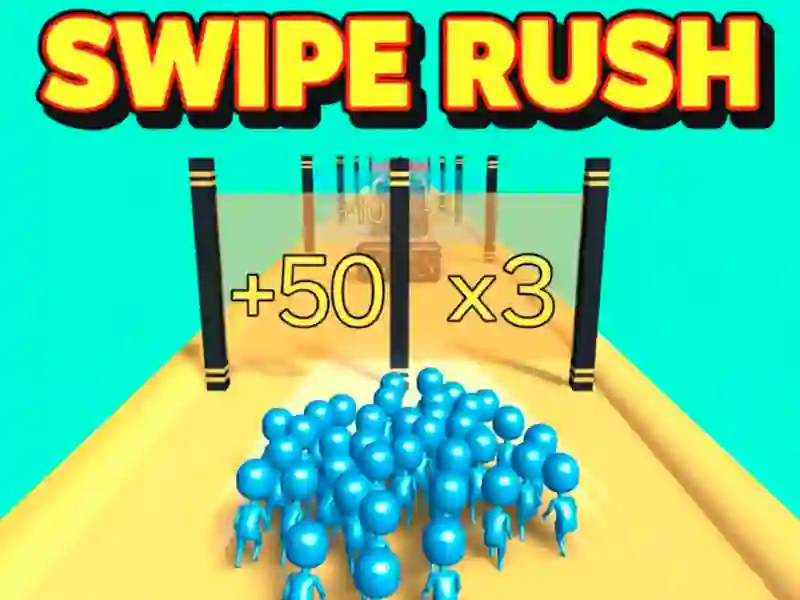 Jwèt Swipe Rush sou entènèt
