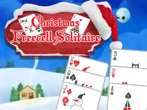 Jwèt Freecell Christmas Solitaire sou entènèt