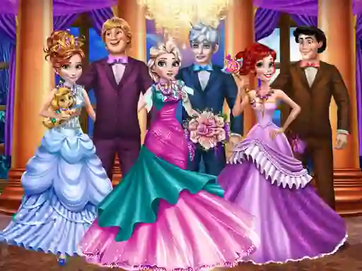 Jwèt Princesses Castle Ball sou entènèt