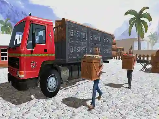 Jwèt Asian Offroad Cargo Truck sou entènèt