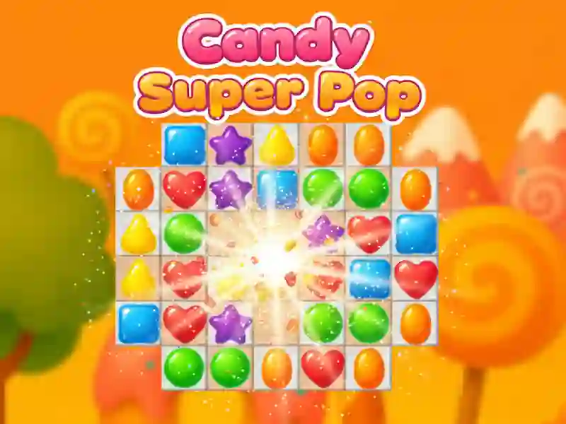 Jwèt Candy Super Pop sou entènèt
