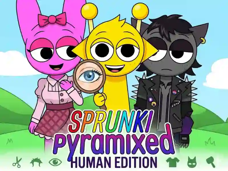Jwèt Sprunki Pyramixed: Human Edition sou entènèt