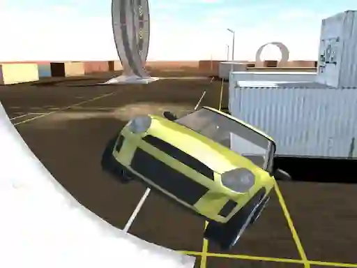 Jwèt Stunt Crash Car 4 Fun sou entènèt