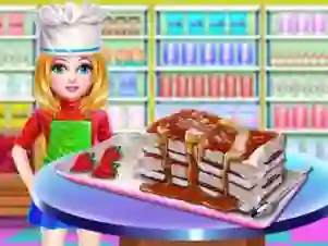 Jwèt Ice Cream Sandwich Cake sou entènèt