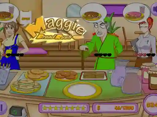 Jwèt Maggie Bread Rush sou entènèt