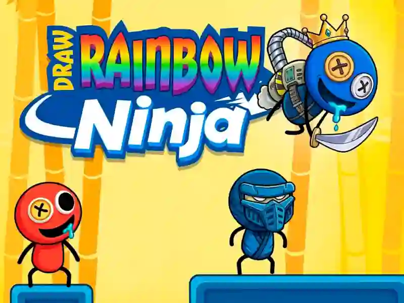 Jwèt Draw Rainbow Ninja sou entènèt