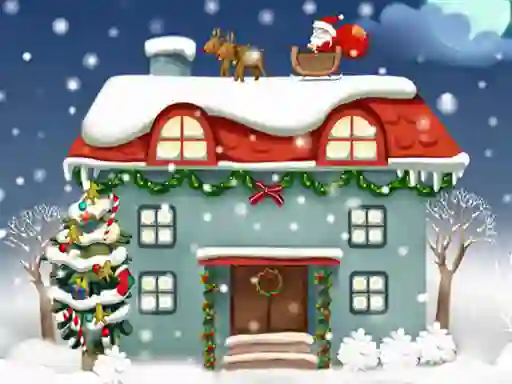 Jwèt Christmas Rooms Differences sou entènèt