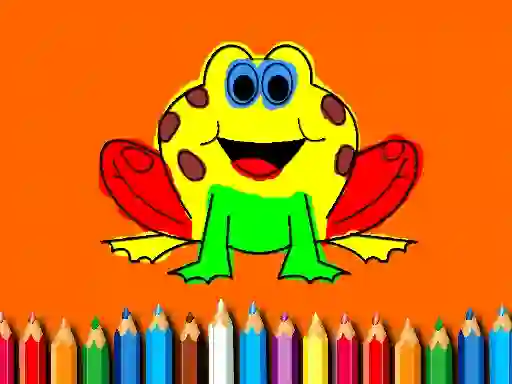 Jwèt Back To School: Frog Coloring Book sou entènèt