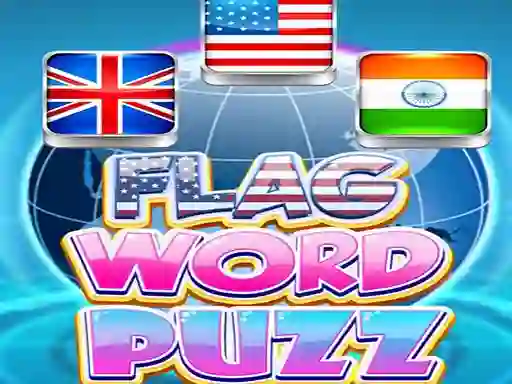 Jwèt Flag Word Puzz sou entènèt