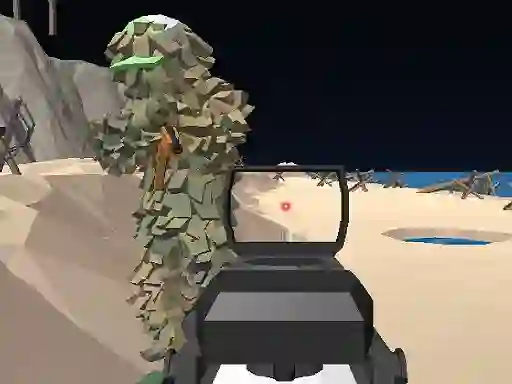 Jwèt Beach Assault Gungame Survival sou entènèt