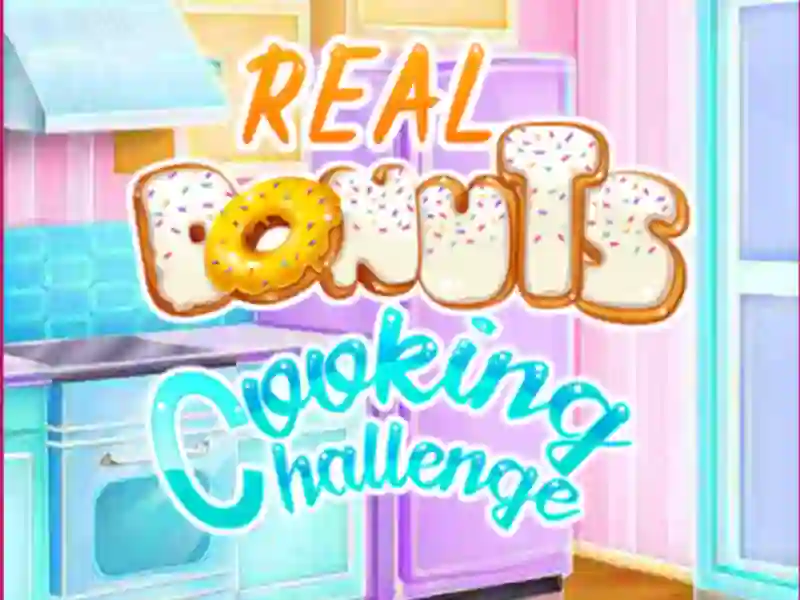 Jwèt Real Donuts Cooking Challenge sou entènèt