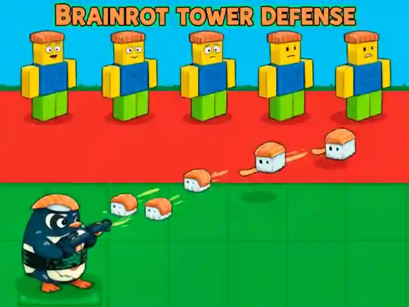 Jwèt Brainrot Tower Defense sou entènèt
