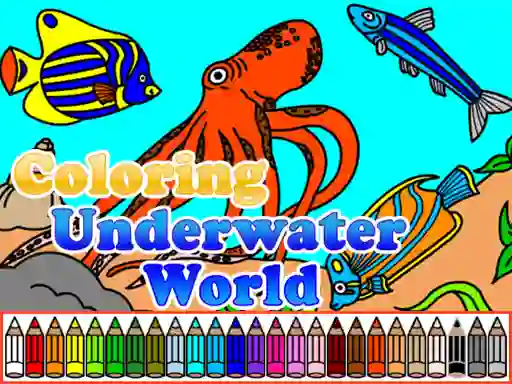 Jwèt Coloring Underwater World sou entènèt