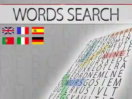 Jwèt Words Search sou entènèt