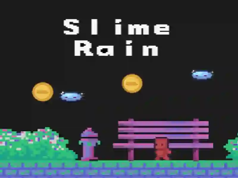 Jwèt Slime Rain sou entènèt