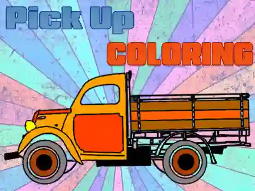 Jwèt Pick Up Trucks Coloring sou entènèt