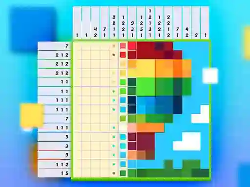 Jwèt Nonogram Jigsaw sou entènèt