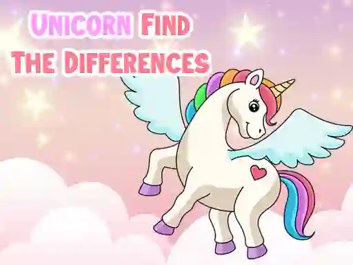 Jwèt Unicorn Find The Differences sou entènèt