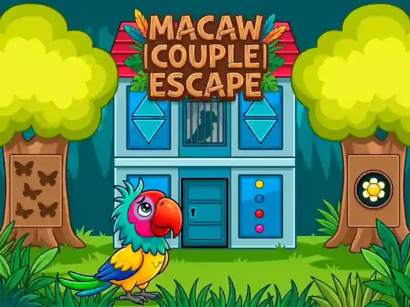 Jwèt Macaw Couple Escape sou entènèt
