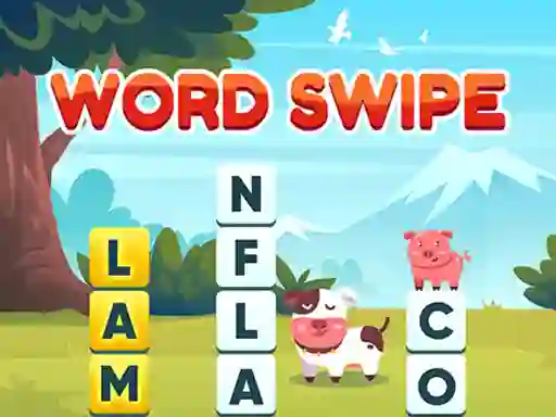 Jwèt Words Swipe sou entènèt