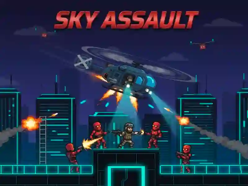 Jwèt Sky Assault sou entènèt